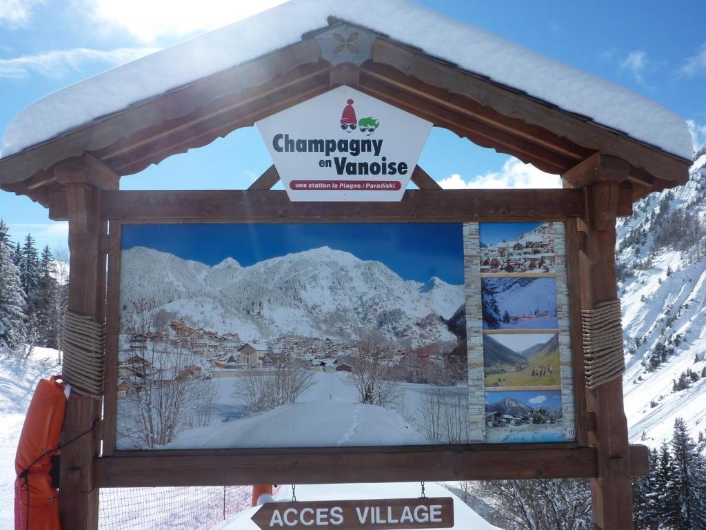 Les Glieres - Champagny-En-Vanoise La Plagne Bagian luar foto